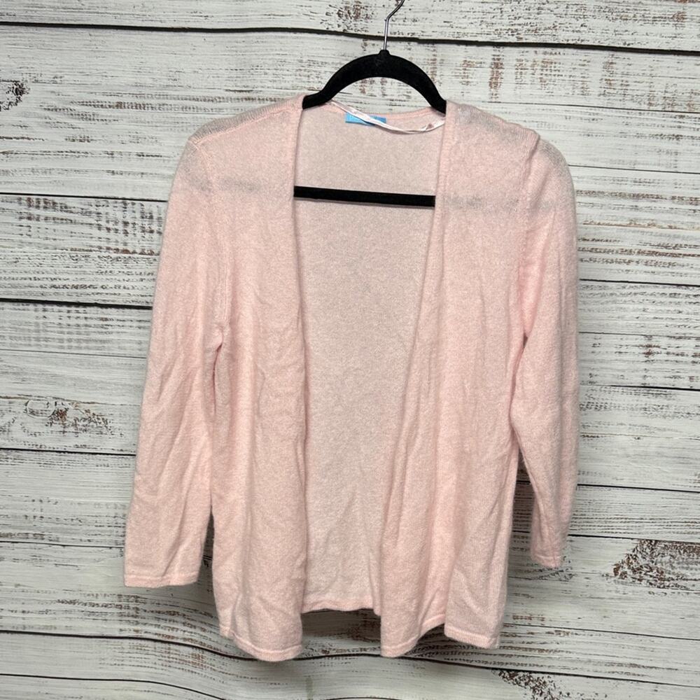 J. McLaughlin Light Pink Women's Cardigan Medium - Picture 2 of 6
